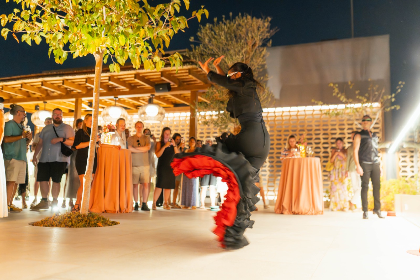 Detalle de vestuario flamenco
