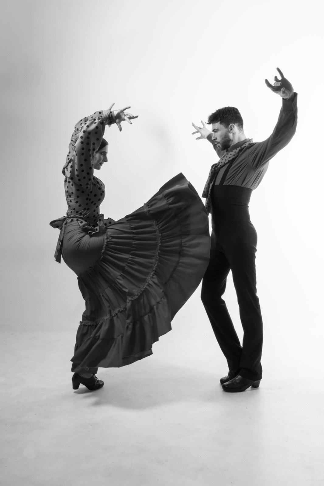 Cuadro flamenco de Nevents actuando en la Costa Blanca