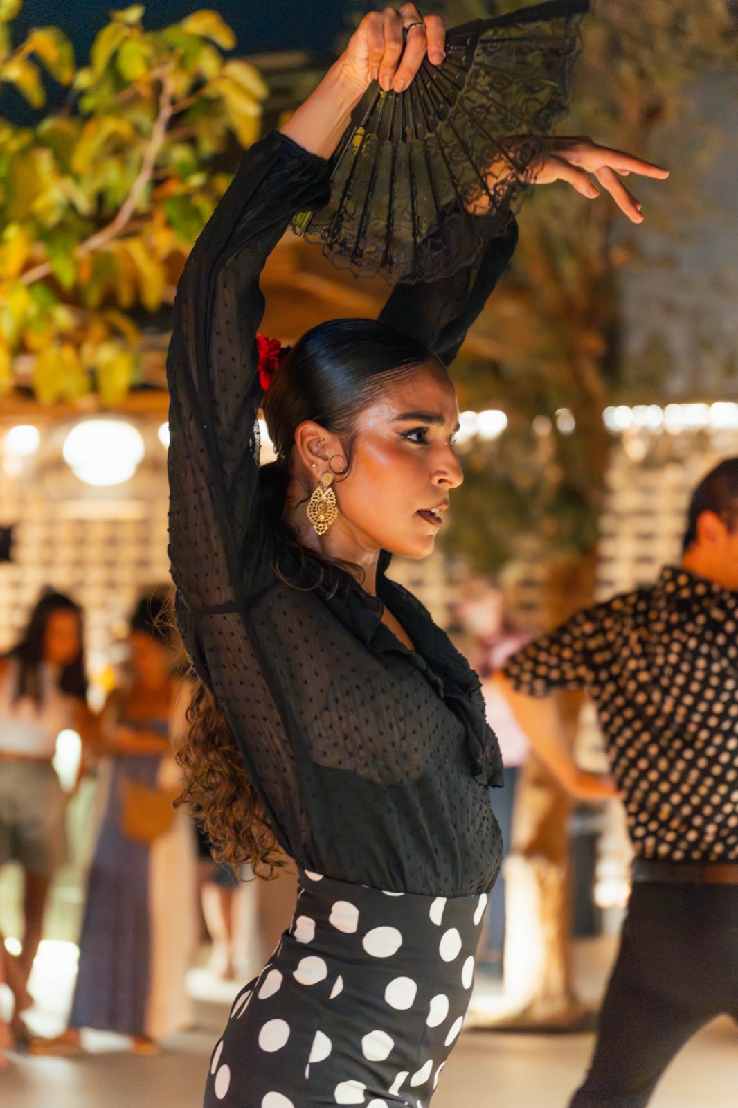 Cuadro flamenco de Nevents en un evento en Valencia